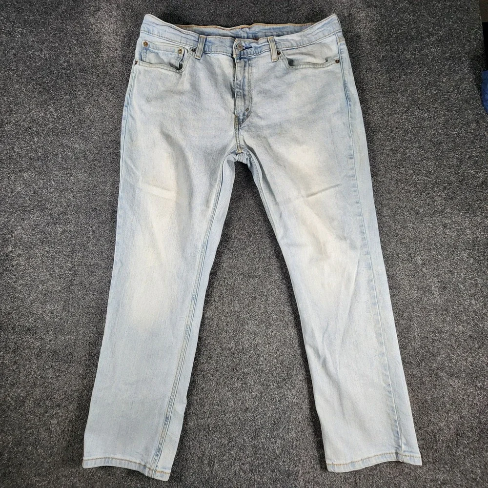 Levi's 511 Slim Fit Jeans Mens 36x29 Fit 35x27.5 Light Wash Denim Stretch